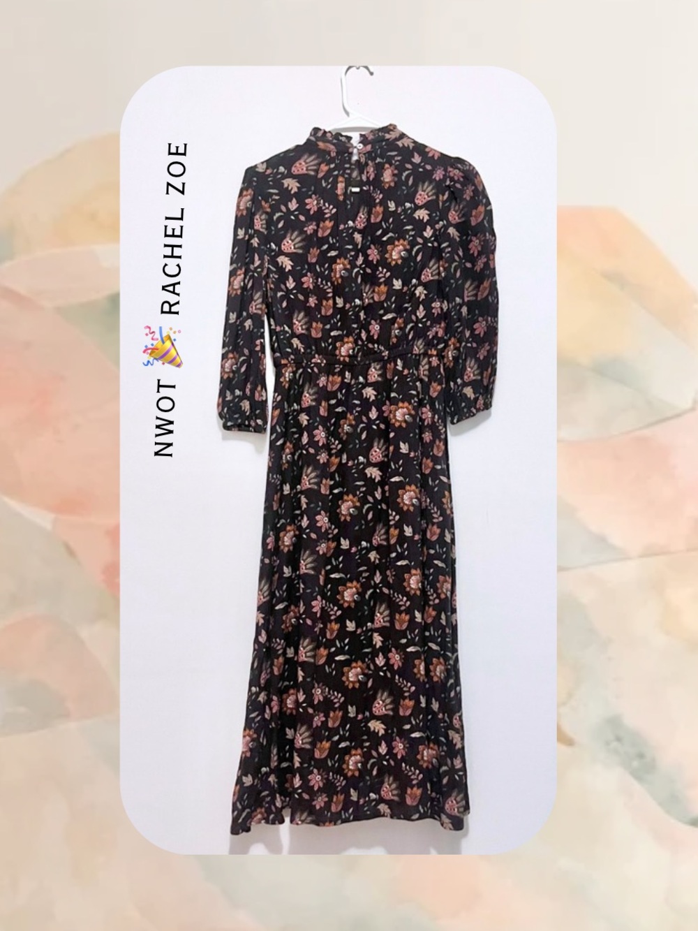 🆕 rachel zoe • floral print maxi dress